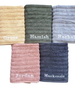 Named Embroidered Towels