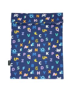 Blue Alphabet Book Bag